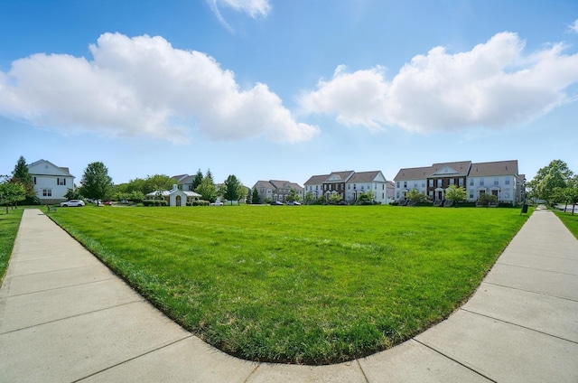 5346 Calypso Cascades Dr, Dublin, OH 43016 - surrounding community featuring a residential view and a lawn