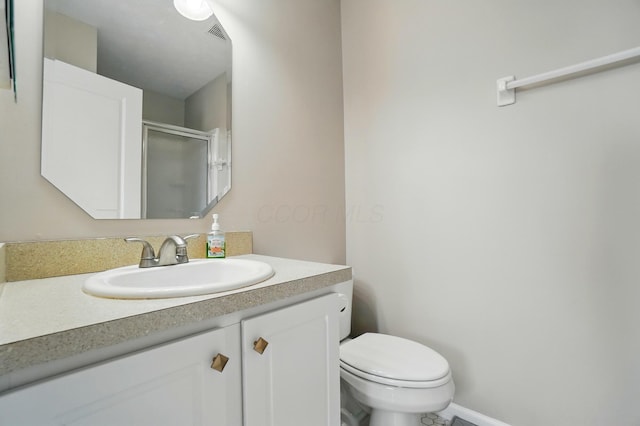 5346 Calypso Cascades Dr, Dublin, OH 43016 - bathroom with vanity and a shower with shower door