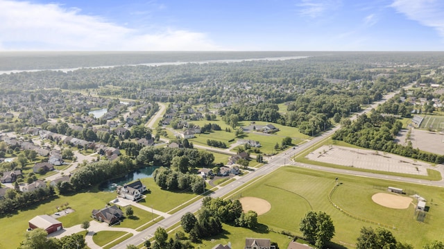 7341 Clancy Way, Westerville, OH 43082 - drone / aerial view of a large body of water