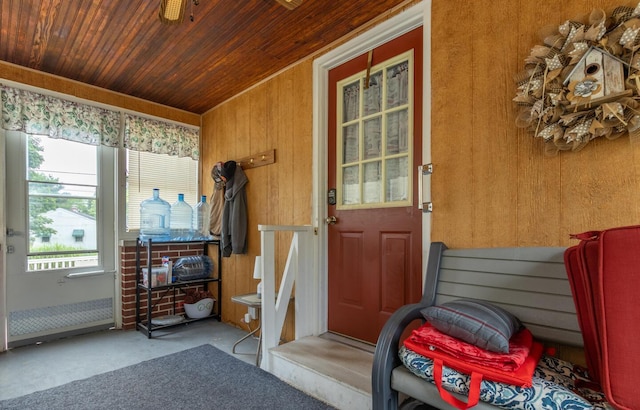 1845 N Columbus St, Lancaster, OH 43130 - doorway to property with a porch