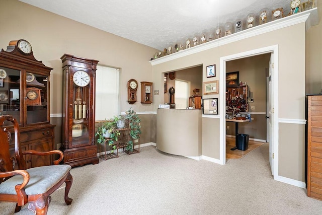 405 N Union St, Galion, OH 44833 - living area with carpet and baseboards