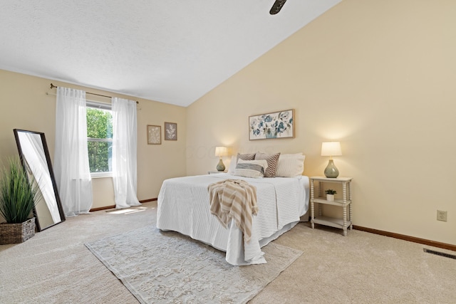 9 Intermeadows Way, Powell, OH 43065 - carpeted bedroom featuring baseboards and lofted ceiling