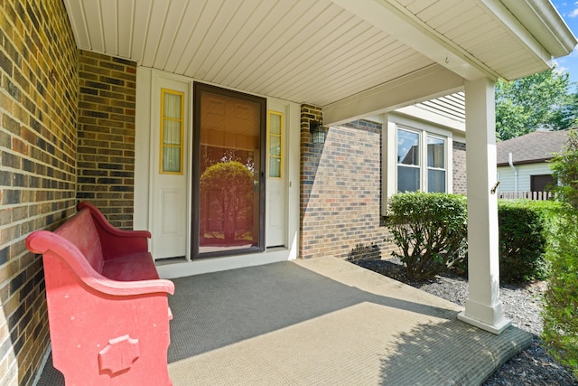 9 Intermeadows Way, Powell, OH 43065 - doorway to property featuring brick siding