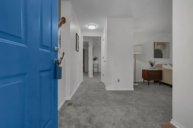 764 Towne Krier Ct, Newark, OH 43055 - carpeted foyer with baseboards