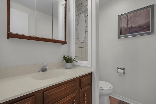 764 Towne Krier Ct, Newark, OH 43055 - bathroom featuring vanity and wood finished floors