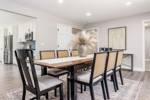 1120 Fairway Blvd, Columbus, OH 43213 - dining space with recessed lighting and light wood-style flooring