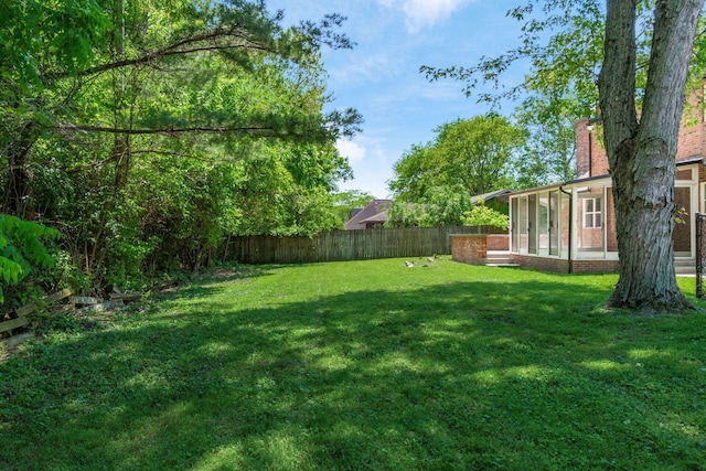 1120 Fairway Blvd, Columbus, OH 43213 - fenced backyard with a sunroom