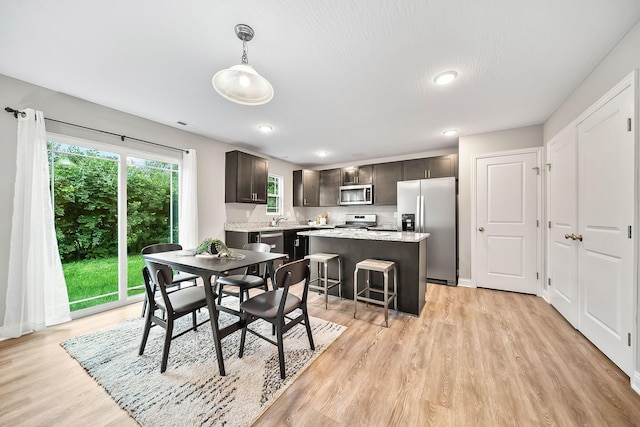 1364 Robinof Dr, Grove City, OH 43123 - dining room featuring light wood-style floors
