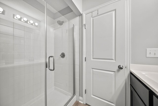 1364 Robinof Dr, Grove City, OH 43123 - full bathroom featuring a shower stall and vanity