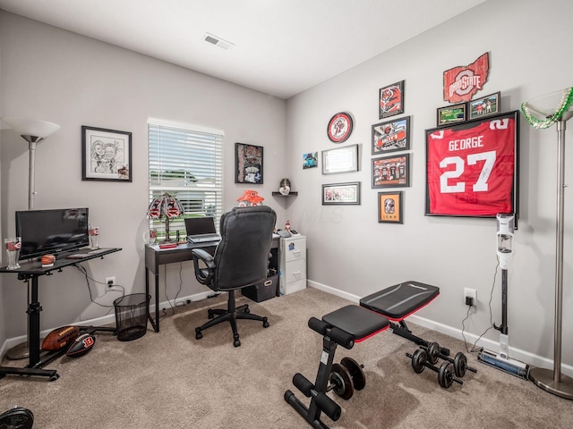 326 Mannaseh Dr W, Granville, OH 43023 - carpeted office with baseboards