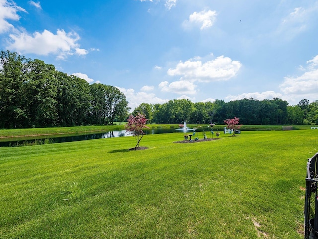 326 Mannaseh Dr W, Granville, OH 43023 - view of property's community with a water view and a lawn