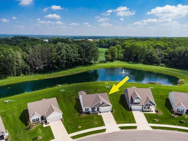 326 Mannaseh Dr W, Granville, OH 43023 - drone / aerial view of a large body of water