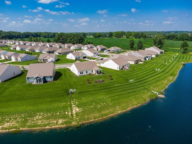 326 Mannaseh Dr W, Granville, OH 43023 - aerial view of residential area with a large body of water
