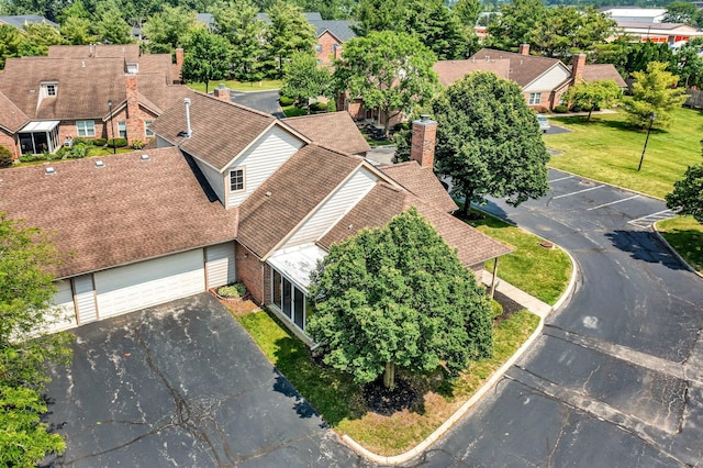 9460 Clermont Cir, Powell, OH 43065 - aerial perspective of suburban area