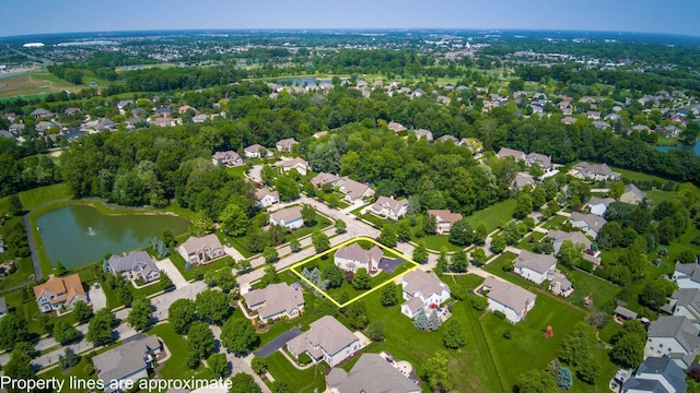 5866 Morganwood Sq, Hilliard, OH 43026 - aerial view of property's location with a large body of water and nearby suburban area