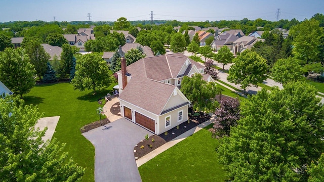 5866 Morganwood Sq, Hilliard, OH 43026 - aerial view of residential area featuring a tree filled landscape