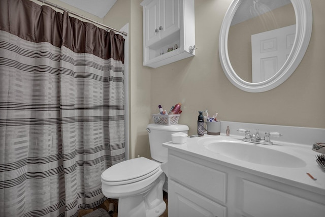 5405 Boucher Dr, Orient, OH 43146 - bathroom with vanity and a shower with shower curtain