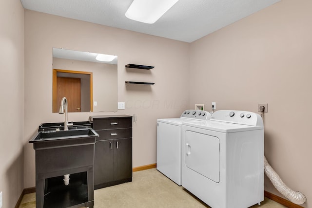 159 Hathaway Rd, West Jefferson, OH 43162 - laundry room featuring cabinet space and washer and dryer