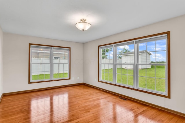 159 Hathaway Rd, West Jefferson, OH 43162 - empty room with baseboards and light wood finished floors