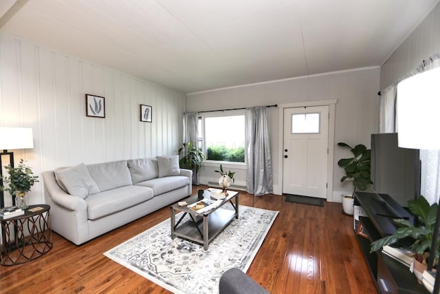93 E 6th St, Fredericktown, OH 43019 - living room featuring hardwood / wood-style floors