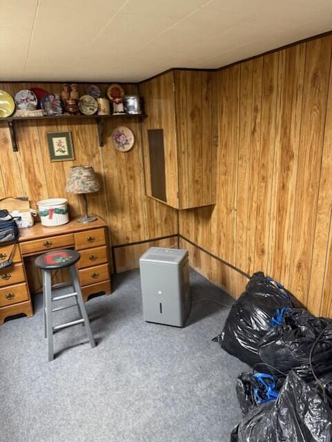 3841 Queen Anne Pl Unit A29, Grove City, OH 43123 - office space with wooden walls and carpet floors