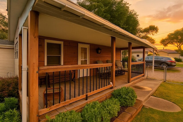 169 Myers Ave, Buckeye Lake, OH 43008 - view of wooden porch