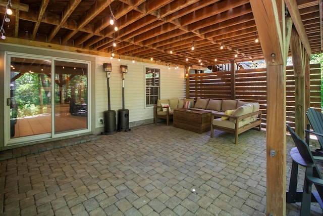 168 Thornapple Trl, Delaware, OH 43015 - view of patio / terrace featuring an outdoor hangout area