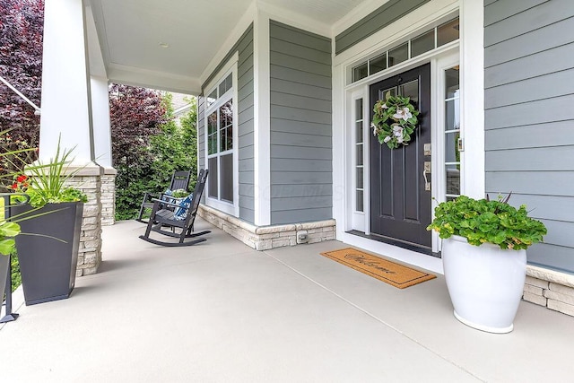 3017 Highland Woods Blvd, New Albany, OH 43054 - view of exterior entry featuring a porch