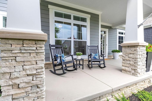 3017 Highland Woods Blvd, New Albany, OH 43054 - view of covered porch