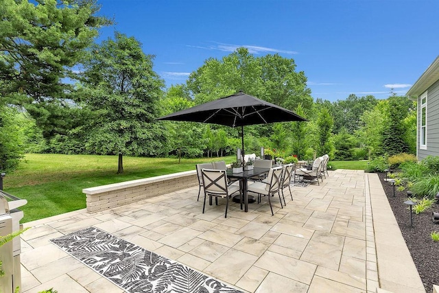 3017 Highland Woods Blvd, New Albany, OH 43054 - view of patio featuring outdoor dining area