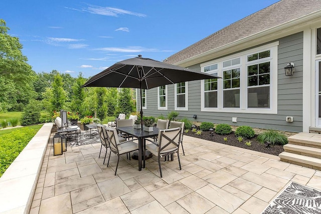3017 Highland Woods Blvd, New Albany, OH 43054 - view of patio / terrace with outdoor dining space