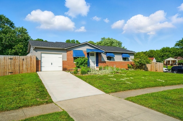 1574 River Bend Rd, Columbus, OH 43223 - single story home with brick siding, a garage, and concrete driveway