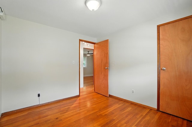 1574 River Bend Rd, Columbus, OH 43223 - unfurnished bedroom featuring light wood-type flooring and baseboards