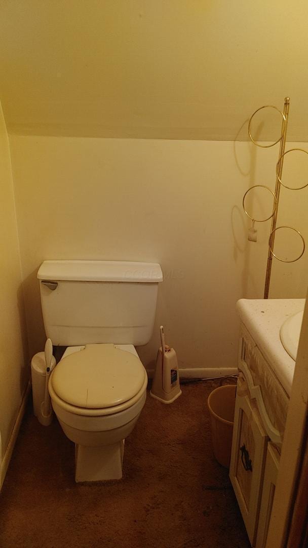 103 Center St, Waldo, OH 43356 - half bath featuring vanity and toilet
