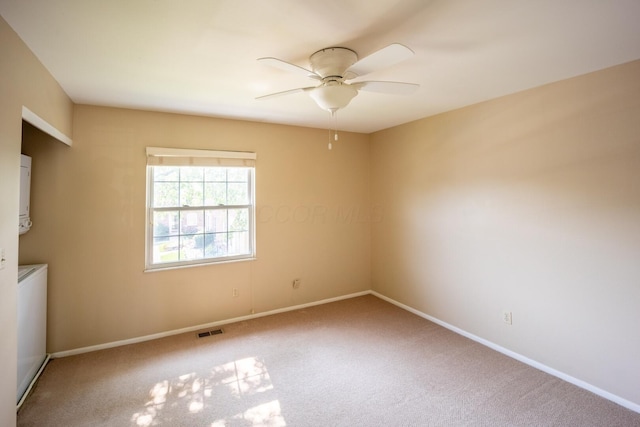 83 Tarryton Ct W, Columbus, OH 43228 - spare room with a ceiling fan and carpet flooring