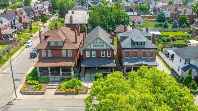 56 S Champion Ave, Columbus, OH 43205 - aerial perspective of suburban area