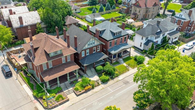 56 S Champion Ave, Columbus, OH 43205 - aerial perspective of suburban area