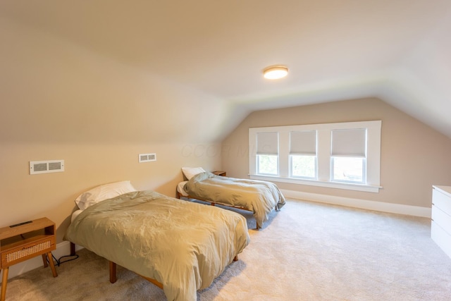 56 S Champion Ave, Columbus, OH 43205 - bedroom with light carpet and lofted ceiling