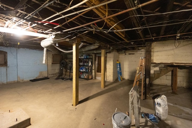 56 S Champion Ave, Columbus, OH 43205 - view of unfinished basement