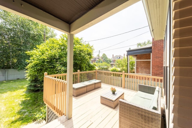 56 S Champion Ave, Columbus, OH 43205 - view of wooden deck