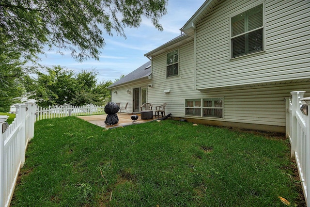 6838 Evergreen Cir, Dayton, OH 45424 - rear view of house featuring a patio and a fenced backyard