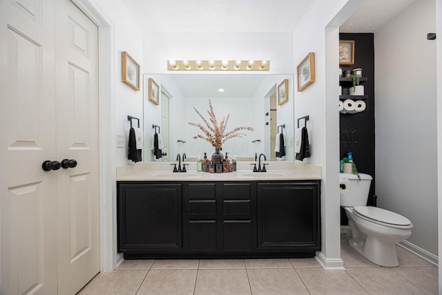 6838 Evergreen Cir, Dayton, OH 45424 - full bathroom featuring tile patterned floors and double vanity