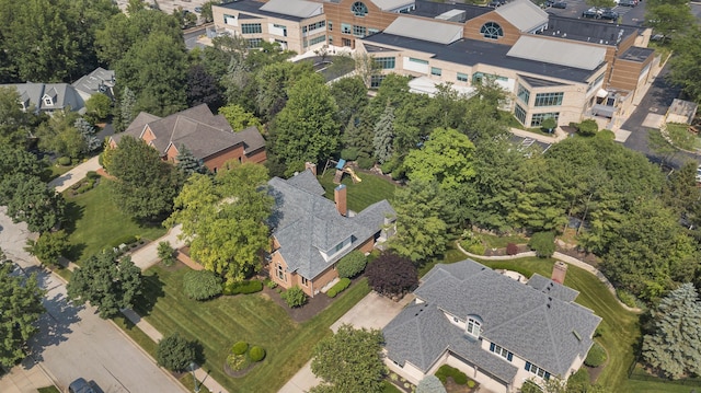 3917 Tarrington Ln, Columbus, OH 43220 - aerial overview of property's location with nearby suburban area
