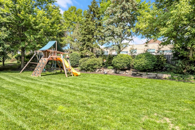 3917 Tarrington Ln, Columbus, OH 43220 - view of yard featuring a playground