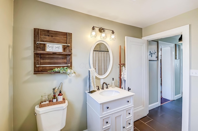 6997 State Route 734, Jamestown, OH 45335 - bathroom featuring vanity and toilet