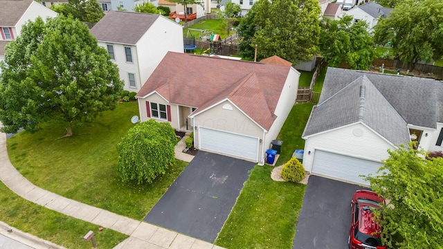 1344 Bluffton Ct, Columbus, OH 43228 - aerial perspective of suburban area
