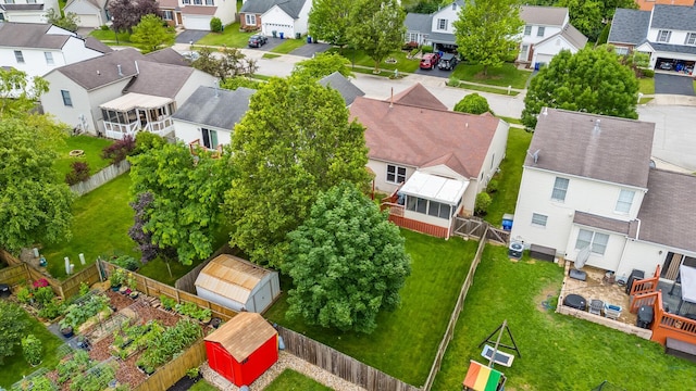 1344 Bluffton Ct, Columbus, OH 43228 - aerial perspective of suburban area