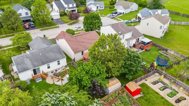 1344 Bluffton Ct, Columbus, OH 43228 - aerial perspective of suburban area