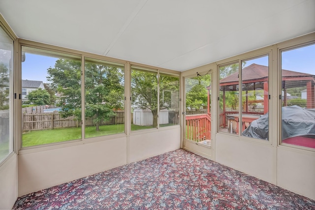 1344 Bluffton Ct, Columbus, OH 43228 - view of unfurnished sunroom