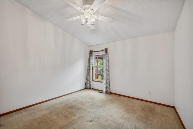 1344 Bluffton Ct, Columbus, OH 43228 - unfurnished room with carpet flooring, ceiling fan, and a textured ceiling